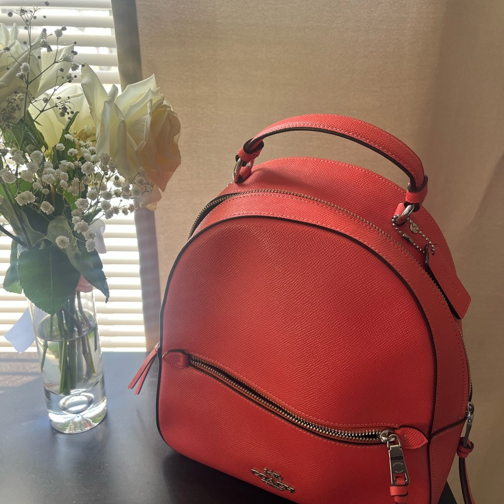 Coach Coral Leather Backpack